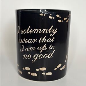 Harry Potter Black Color Changing Coffee Mug I Solemnly Swear I am Up To No Good